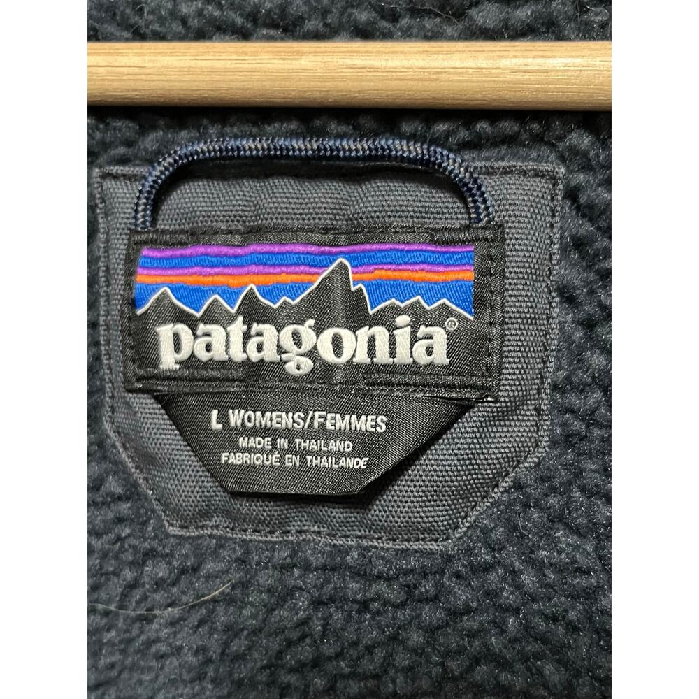 Patagonia Prairie Dawn Parka Sherpa Lined Hooded Coat Womens L RARE Gorpcore - Picture 6 of 16
